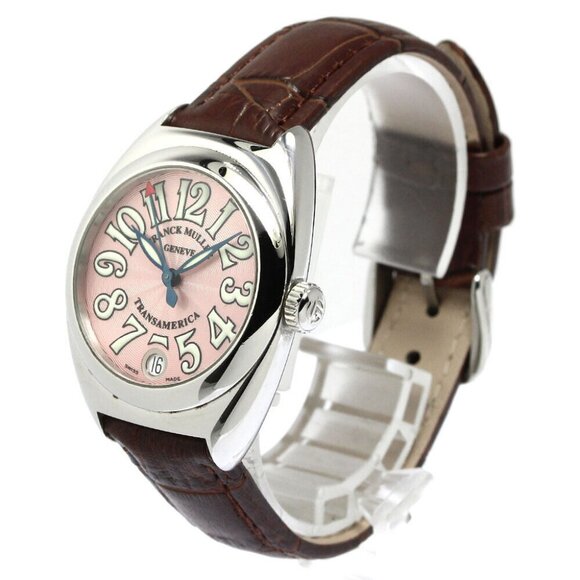 FRANCK MULLER Trans America 2000L Date pink Dial Auto quartz Ladies Watch_767198 - Picture 2 of 6
